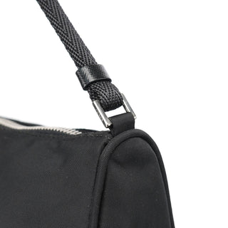 Prada MV633 Black Tessuto Mini Hobo Bag