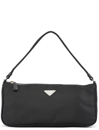 Prada MV633 Black Tessuto Mini Hobo Bag