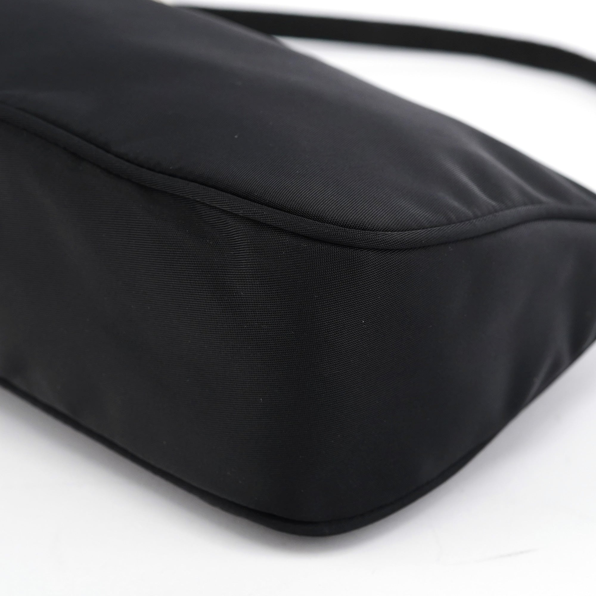 Prada MV633 Black Tessuto Mini Hobo Bag