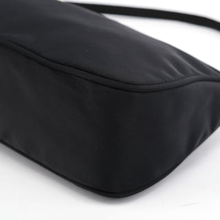 Prada MV633 Black Tessuto Mini Hobo Bag