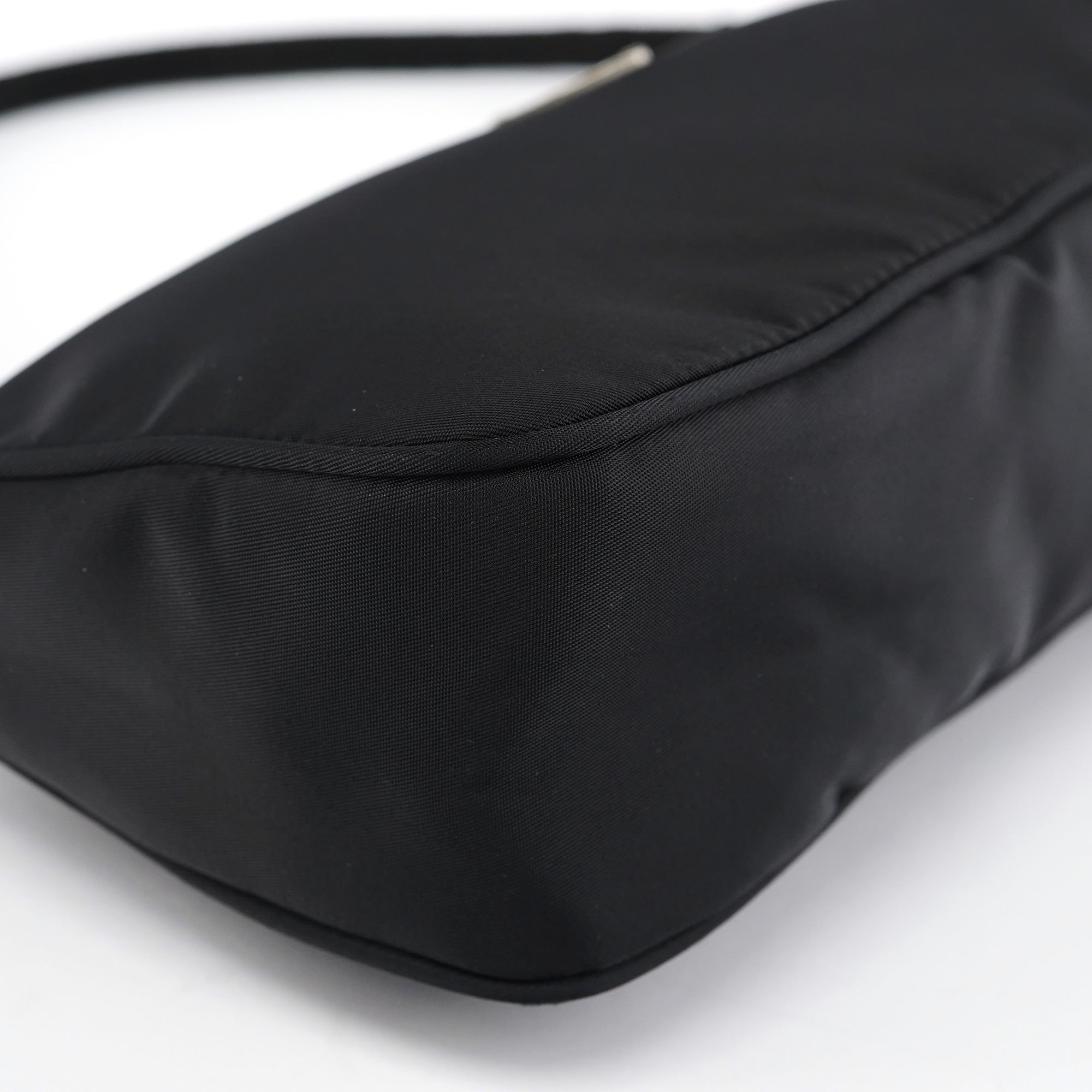 Prada MV633 Black Tessuto Mini Hobo Bag
