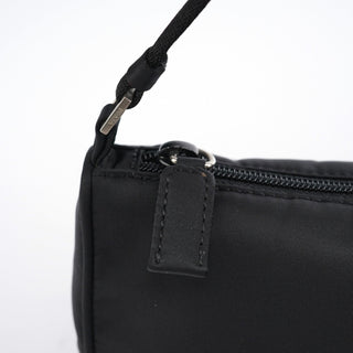 Prada MV633 Black Tessuto Mini Hobo Bag