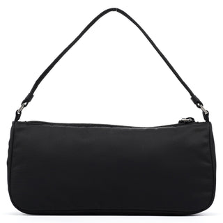 Prada MV633 Black Tessuto Mini Hobo Bag