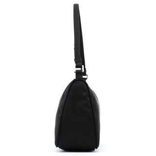 Prada MV633 Black Tessuto Mini Hobo Bag