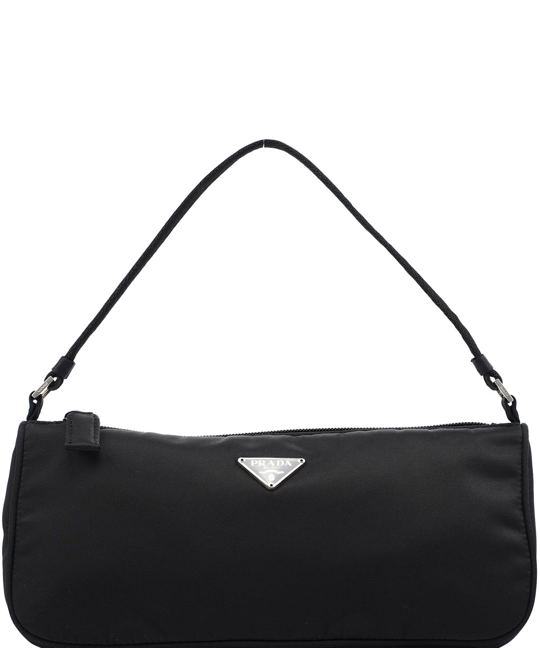 Prada MV633 Black Tessuto Mini Hobo Bag