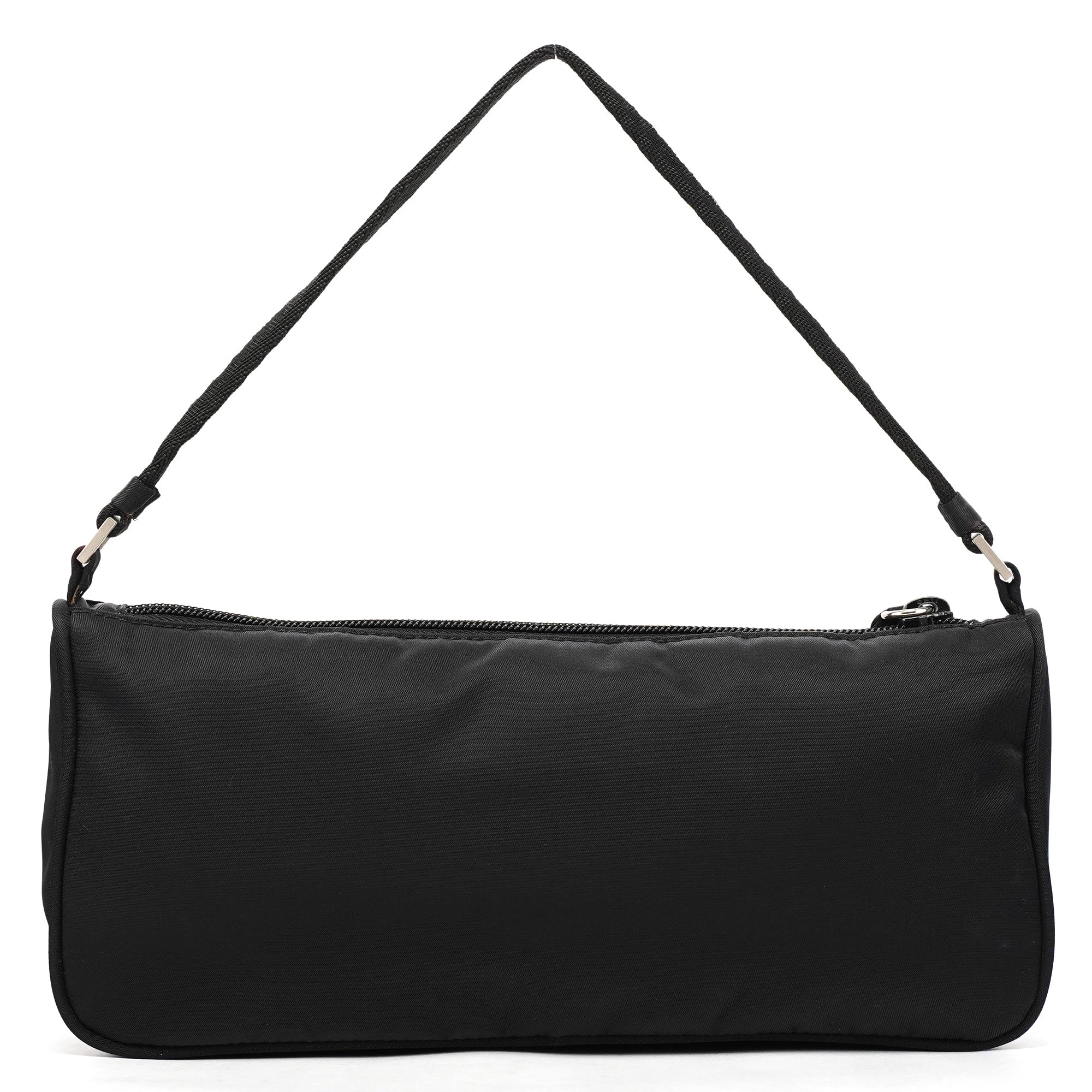 Prada MV633 Black Tessuto Mini Hobo Bag