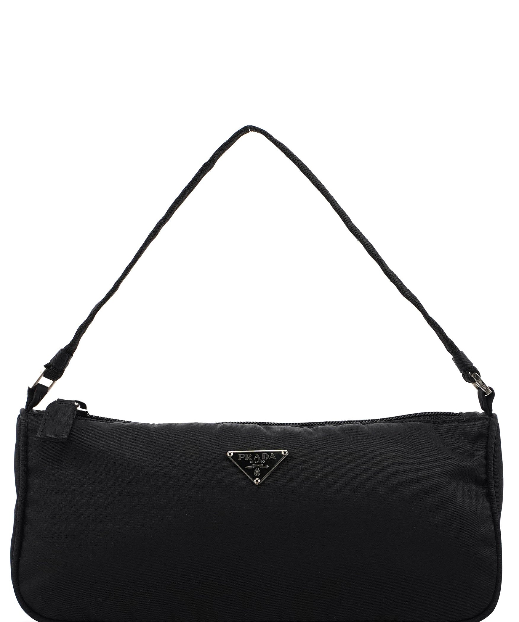 Prada MV633 Black Tessuto Mini Hobo Bag