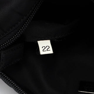 Prada MV633 Black Tessuto Mini Hobo Bag