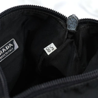 Prada MV633 Black Tessuto Mini Hobo Bag