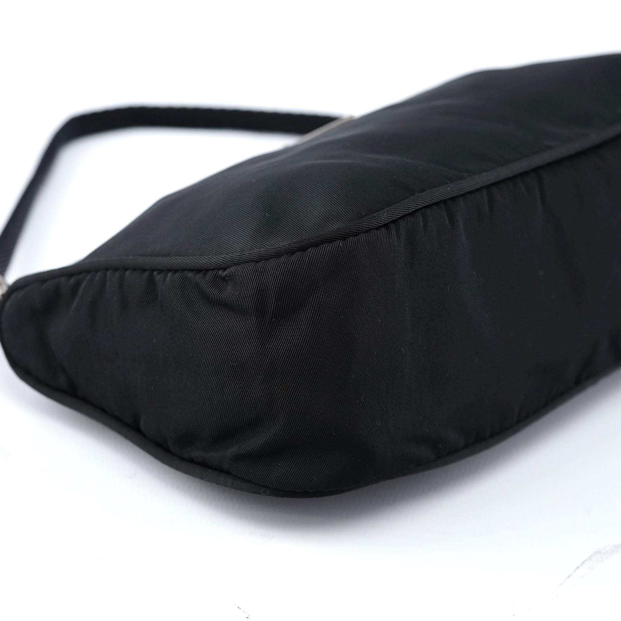 Prada MV633 Black Tessuto Mini Hobo Bag
