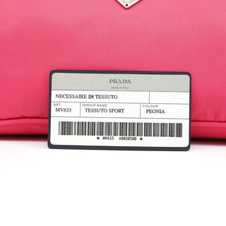 Prada MV633 Pink Tessuto Mini Hobo Bag