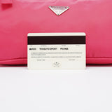 Prada MV633 Pink Tessuto Mini Hobo Bag