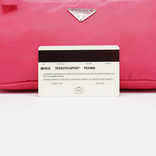 Prada MV633 Pink Tessuto Mini Hobo Bag