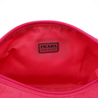 Prada MV633 Pink Tessuto Mini Hobo Bag