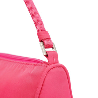 Prada MV633 Pink Tessuto Mini Hobo Bag