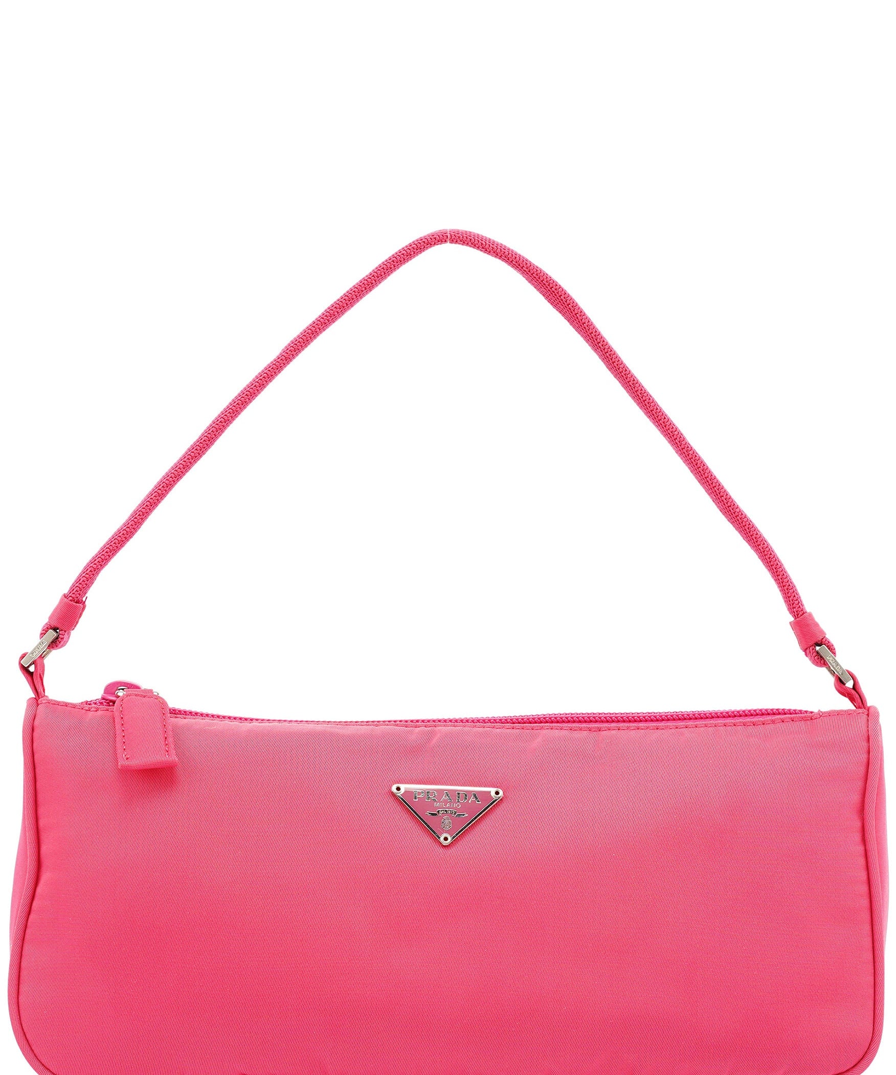 Prada MV633 Pink Tessuto Mini Hobo Bag