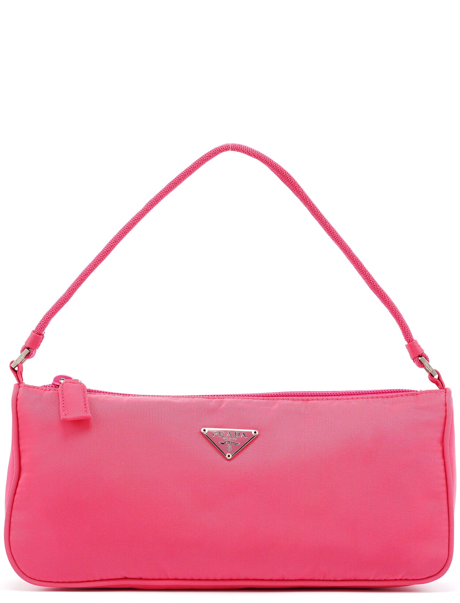 Prada MV633 Pink Tessuto Mini Hobo Bag