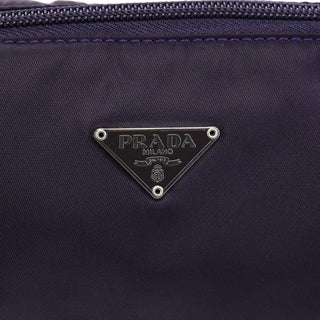 Prada MV633 Purple Tessuto Nylon Mini Hobo Bag