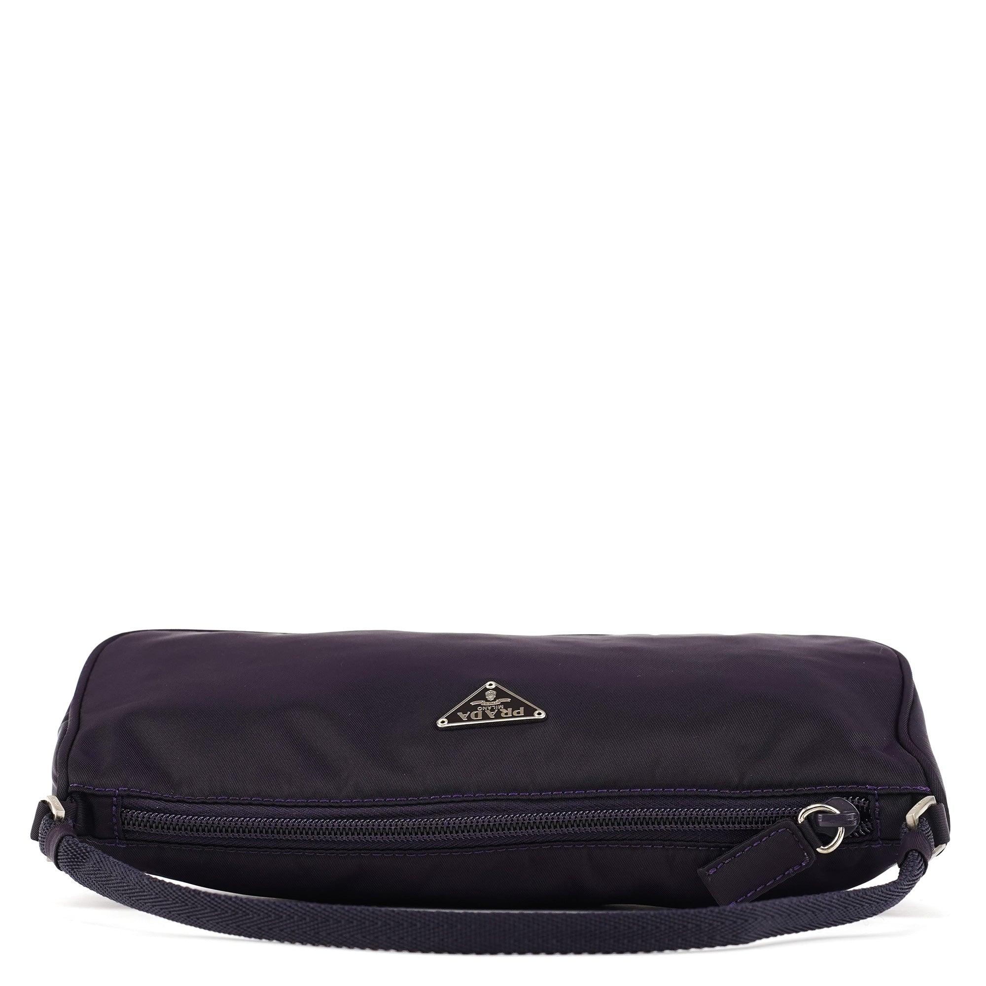 Prada MV633 Purple Tessuto Nylon Mini Hobo Bag