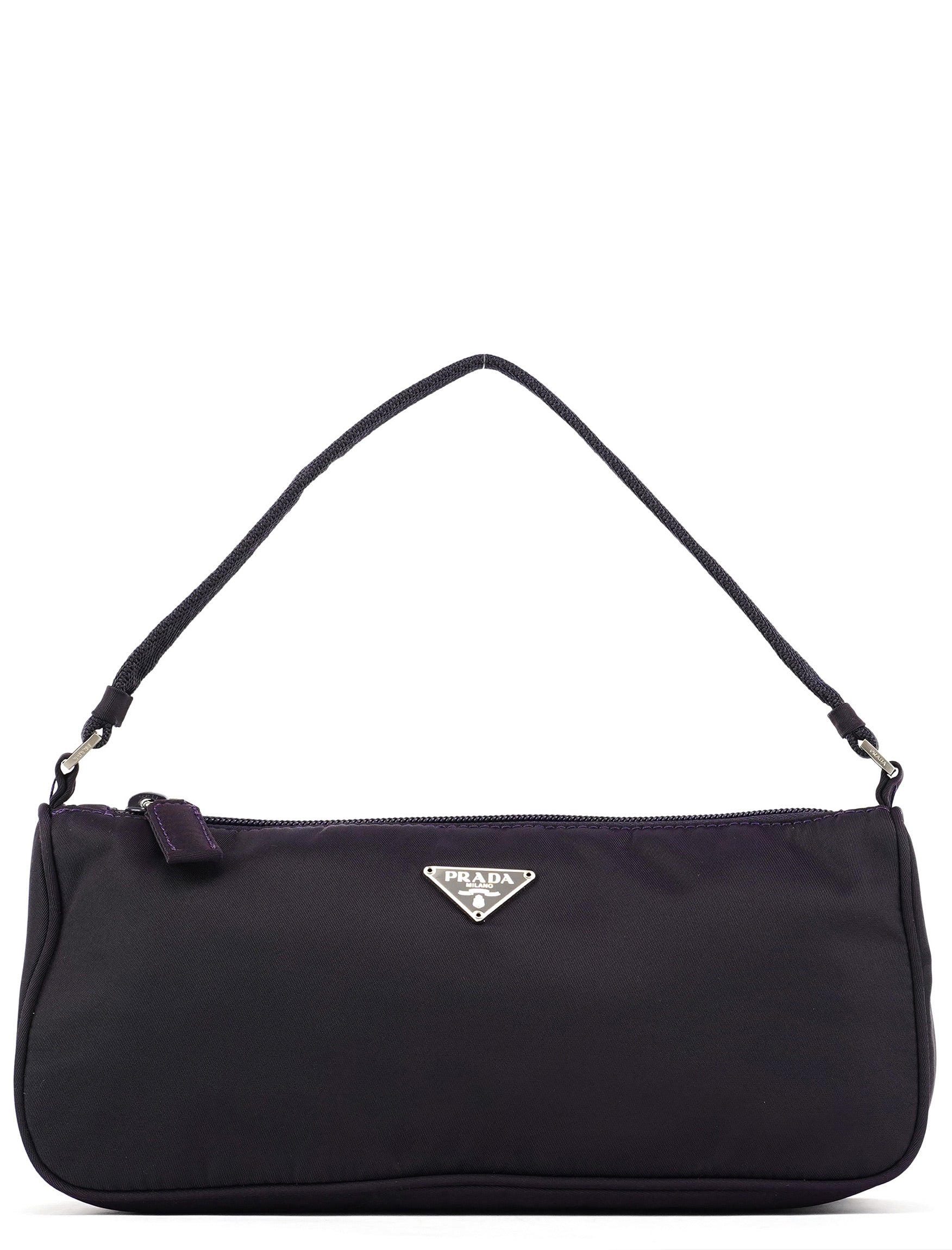 Prada MV633 Purple Tessuto Nylon Mini Hobo Bag