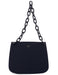 Prada Navy Mesh Plastic Chain Shoulder Bag