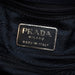 Prada Navy Mesh Plastic Chain Shoulder Bag