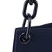 Prada Navy Mesh Plastic Chain Shoulder Bag