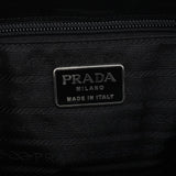 Prada Navy Tessuto Buckle Shoulder Bag