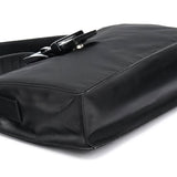 Prada Navy Tessuto Buckle Shoulder Bag
