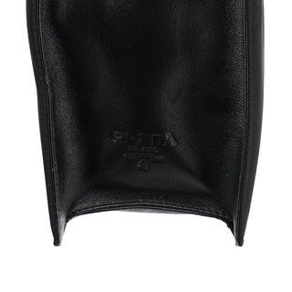 Prada Navy Tessuto Buckle Shoulder Bag
