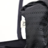 Prada Navy Tessuto City Tote Bag