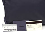 Prada Navy Tessuto City Tote Bag