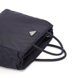 Prada Navy Tessuto City Tote Bag