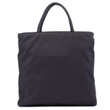 Prada Navy Tessuto City Tote Bag