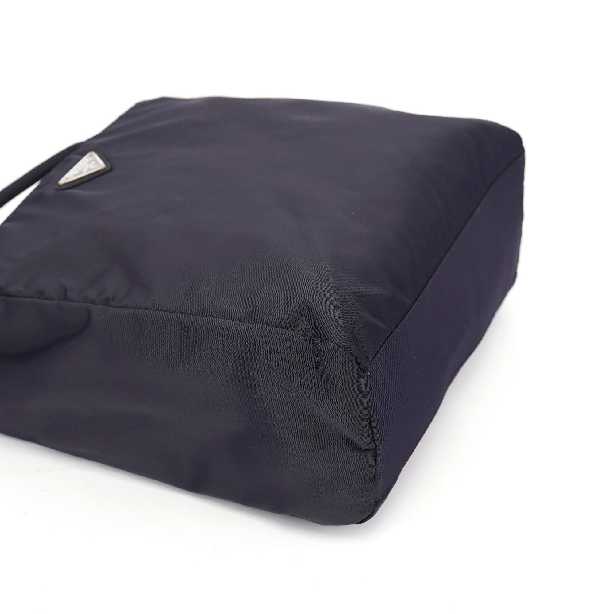 Prada Navy Tessuto City Tote Bag