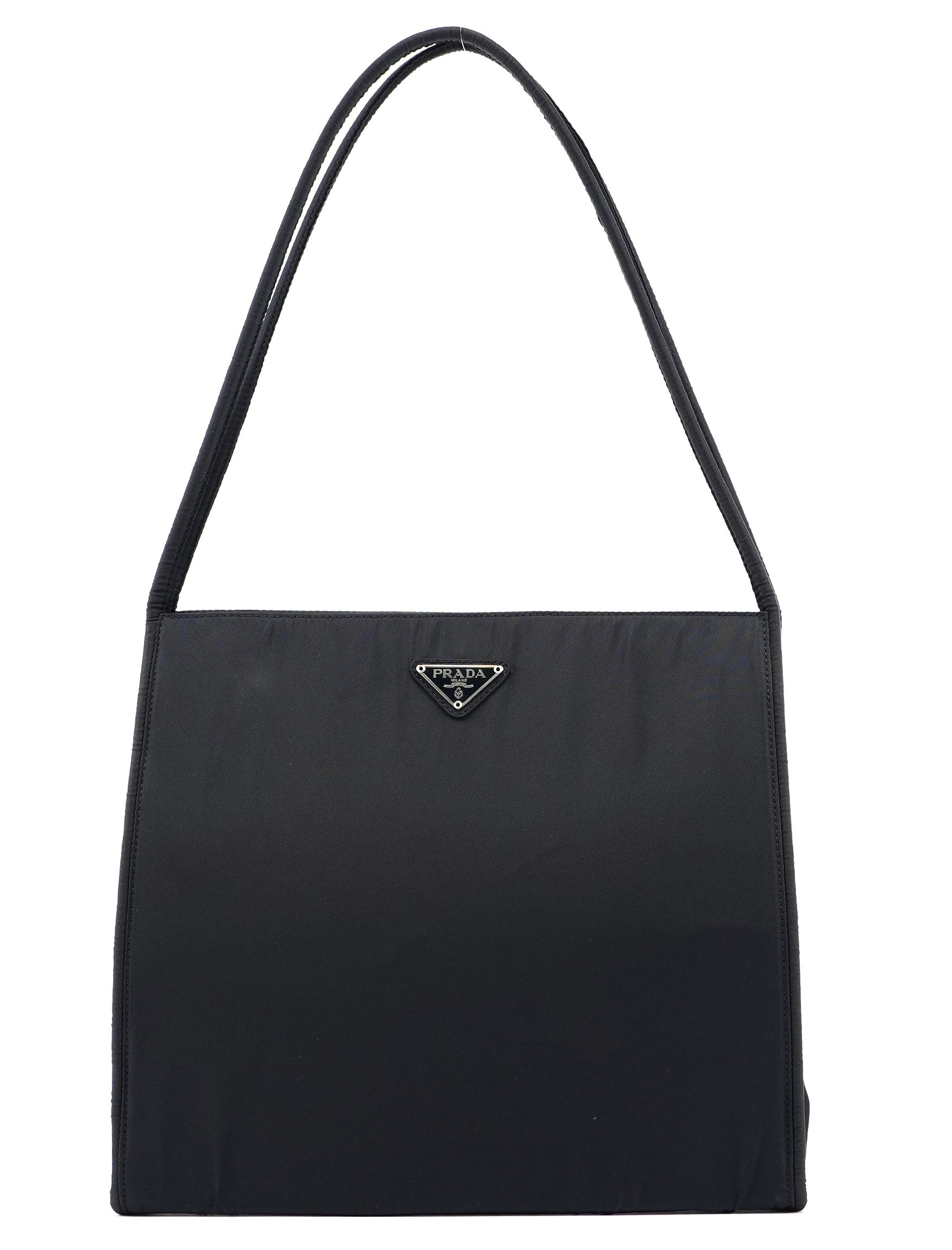 Prada Navy Tessuto City Tote Bag