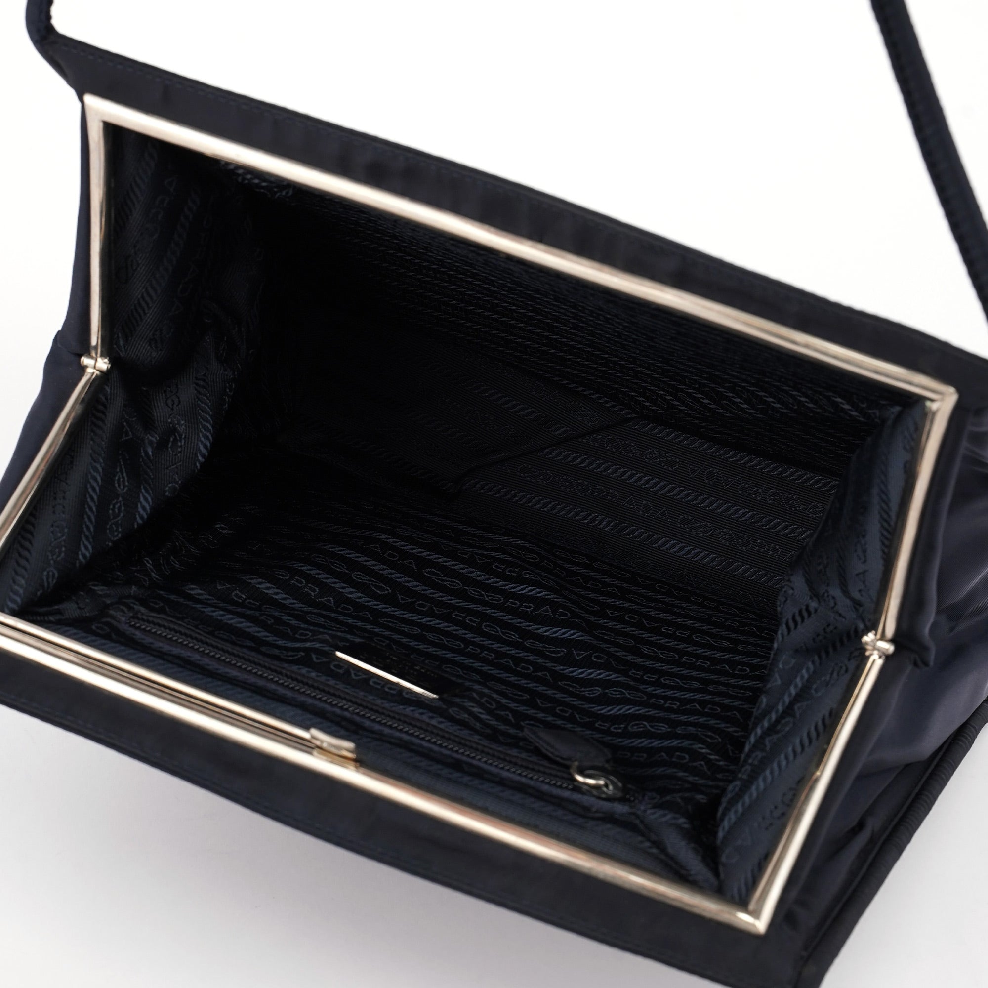 Prada Borsa tote Tessuto City in nylon blu navy