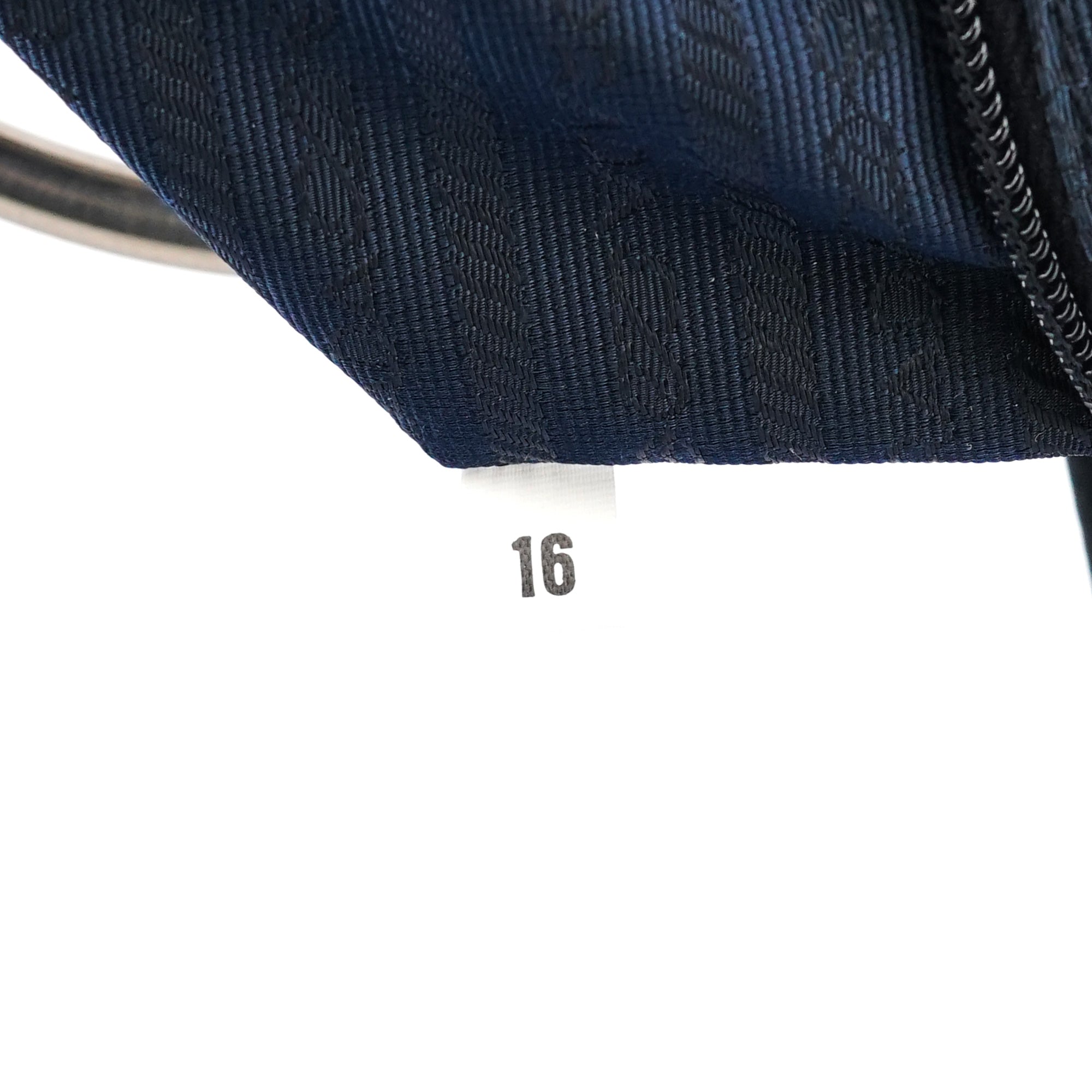 Prada Sac cabas Tessuto Metal en nylon bleu marine