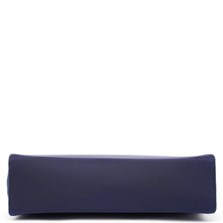 Prada Navy Tessuto Metal Tote Bag