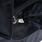 Prada Navy Tessuto Metallo Nylon Top Handle Bag