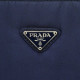 Prada Tessuto Schultertasche aus marineblauem Nylon
