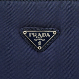 Prada Navy Tessuto Nylon Shoulder Bag