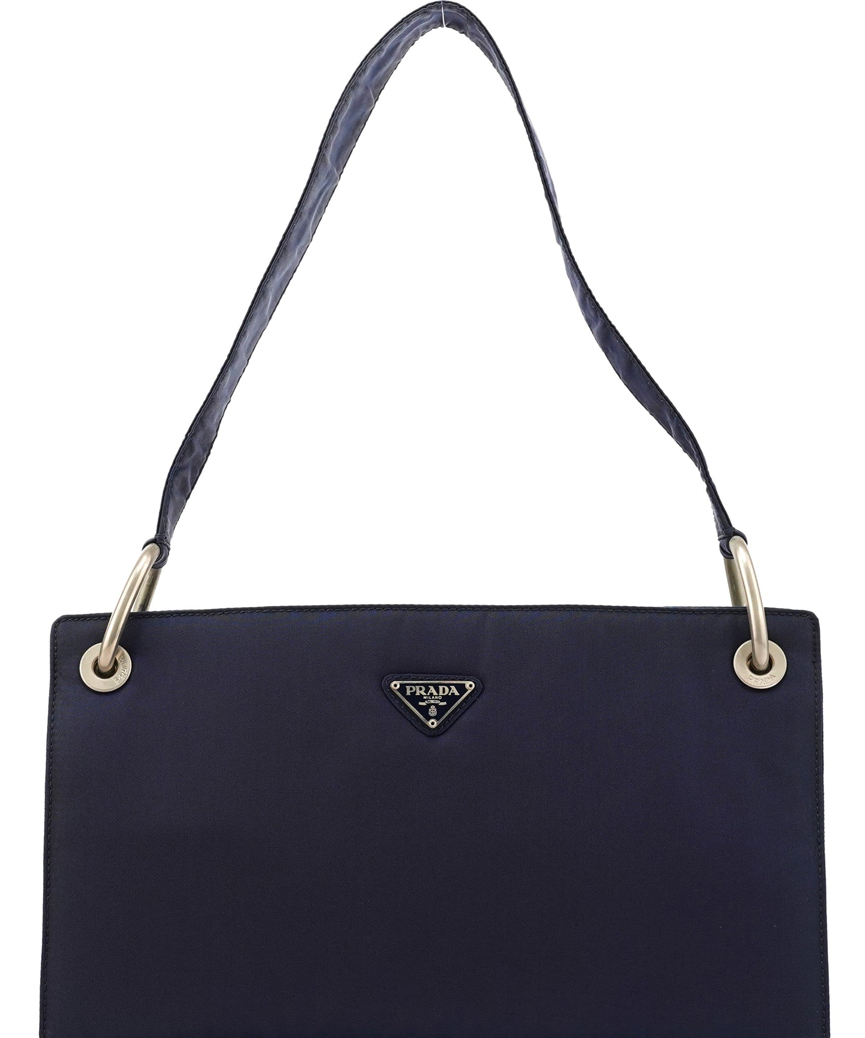 Prada Navy Tessuto Nylon Shoulder Bag
