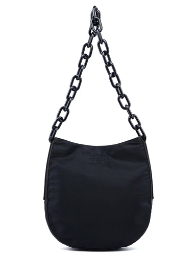 Prada Navy Tessuto Plastic Shoulder Bag