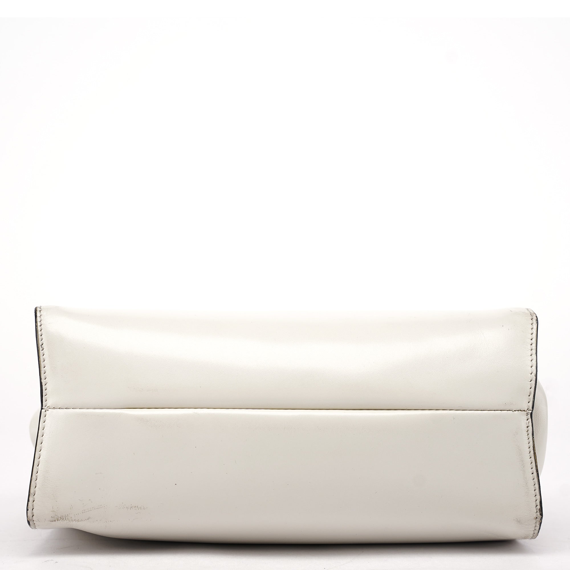 Prada Off White Vitello Chic Shoulder Bag