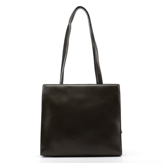 Prada Olive Calfskin Tote Bag