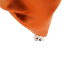 Prada Orange Tessuto Chain Mini Hobo Bag