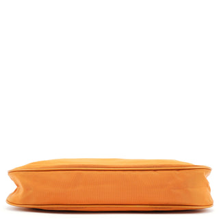 Prada Orange Tessuto Chain Mini Hobo Bag