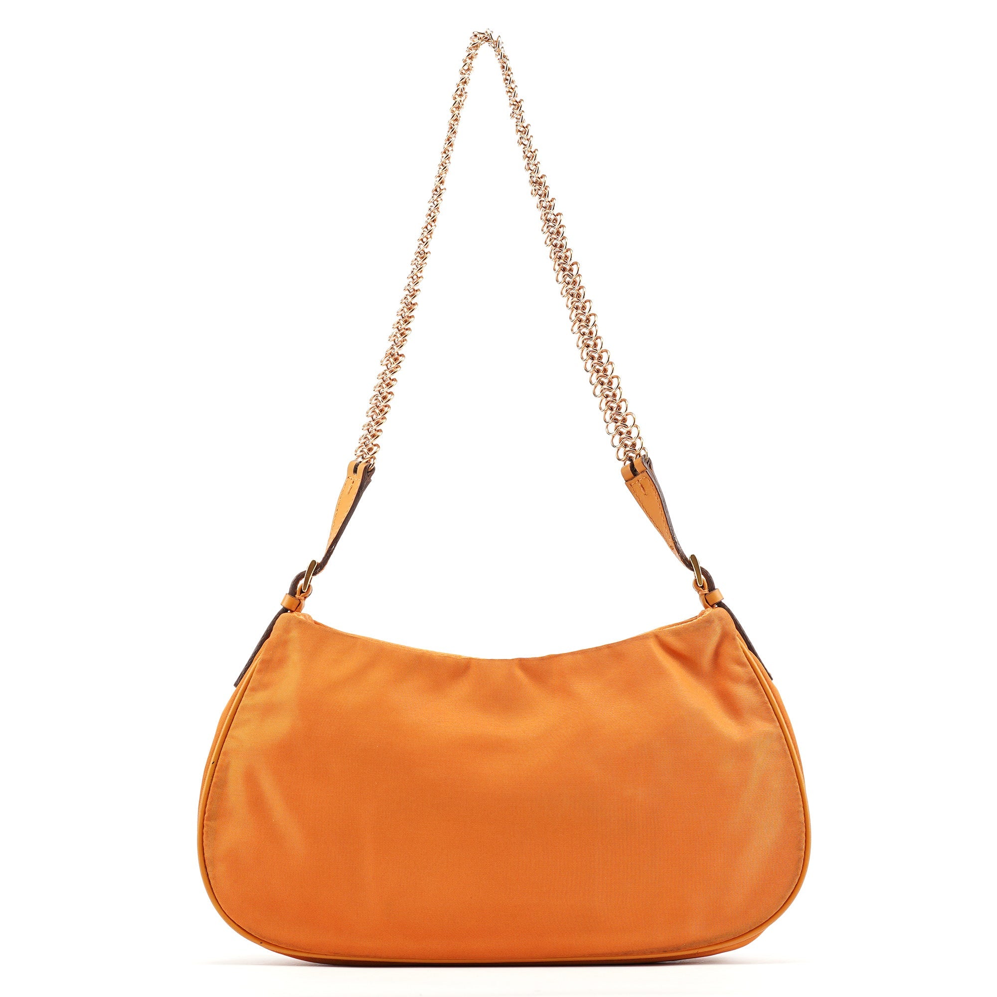 Prada Orange Tessuto Chain Mini Hobo Bag – Rediscover Vintage