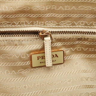Prada Pale Yellow Vitello Chic Shoulder Bag